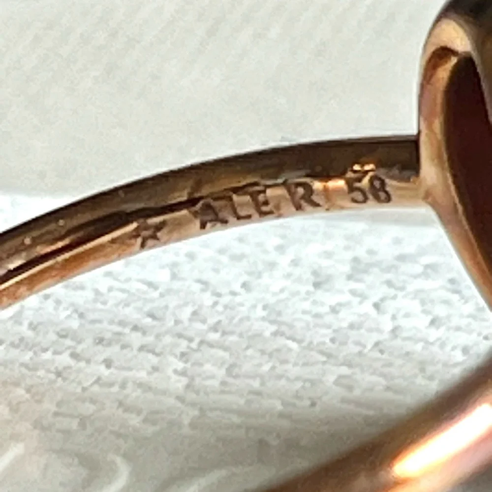 Pandora Rose Pavé Logo Ring ALE R58 EU Size 58 w/Box - Picture 4 of 6